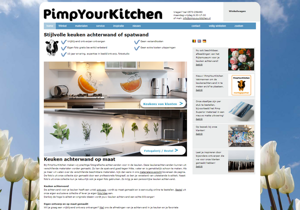 Website PimpYourKitchen.nl